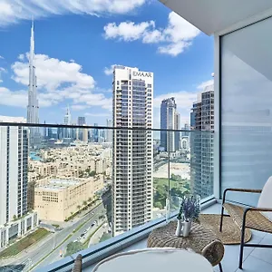 Luxury With Burj Khalifa Or Canal View In Downtown - Marquise Square Tower دبي